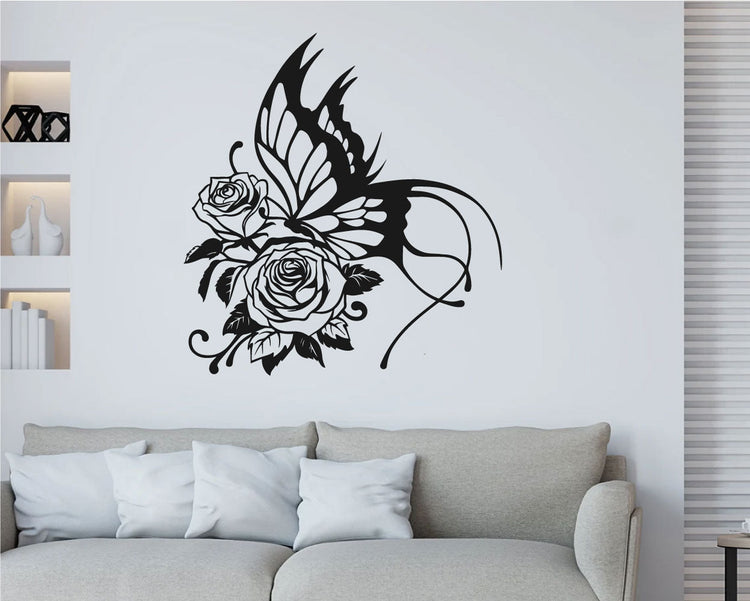 Butterfly and Bee Wall Decals