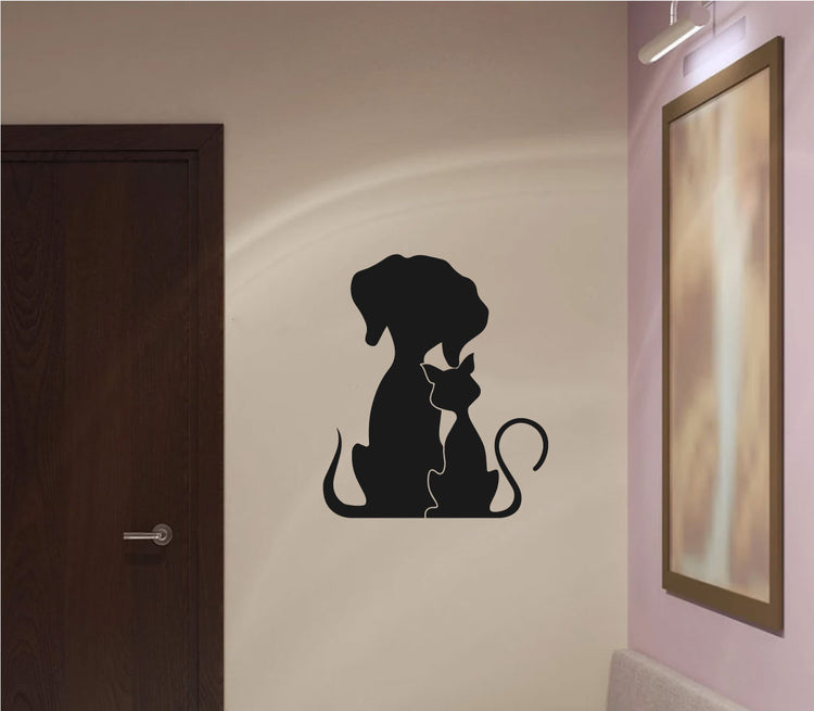 Cat and Dog Wall Decals