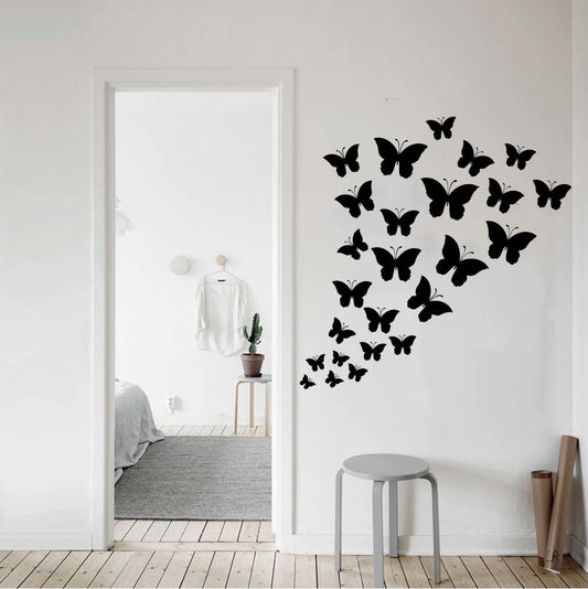 Butterflies Vinyl Home Decor Wall Decal 