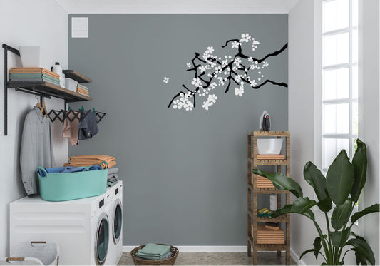 Cherry Blossom Branch Vinyl Home Decor Wall Decal 