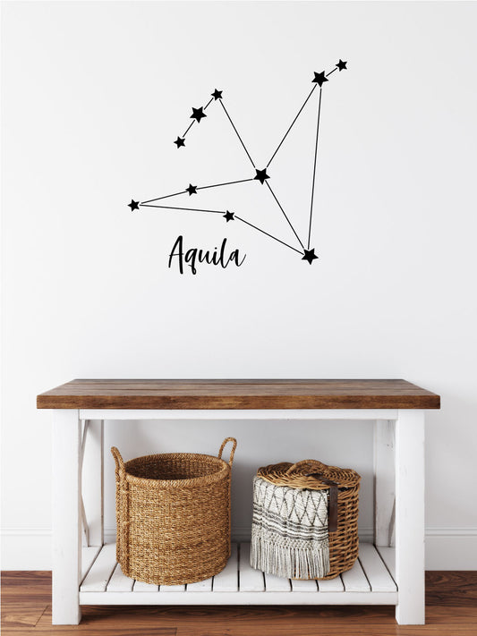 Constellation of Stars Aquila Astronomy Vinyl Wall Decal