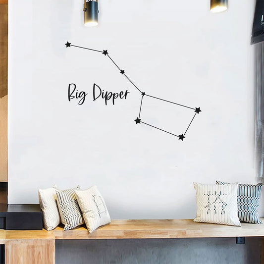 Constellation of Stars Big Dipper Astronomy Vinyl Wall Decal