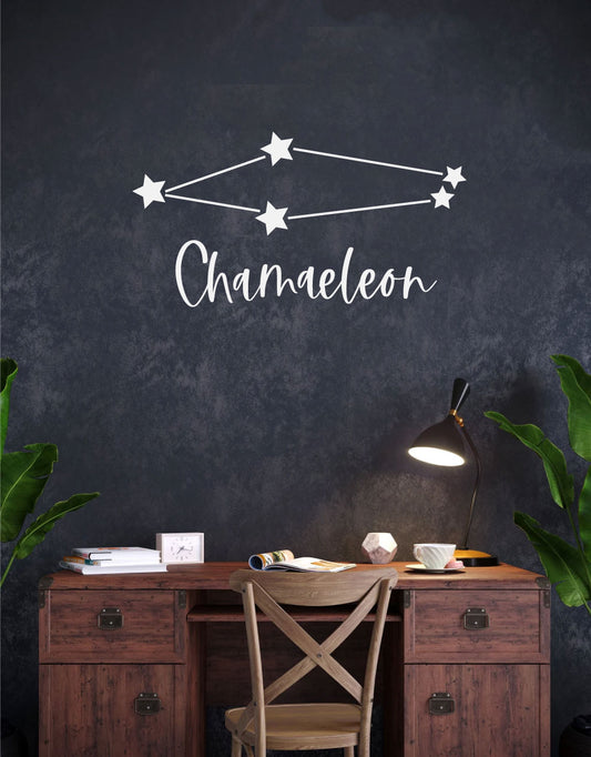 Constellation of Stars Chamaeleon Astronomy Vinyl Wall Decal