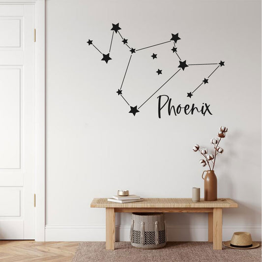 Constellation of Stars Phoenix Astronomy Vinyl Wall Decal