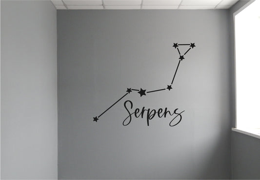 Constellation of Stars Serpens Astronomy Vinyl Wall Decal