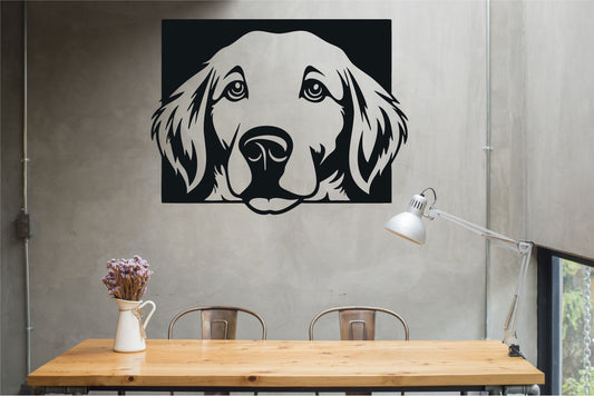 Golden Retriever Dog Vinyl Wall Decal