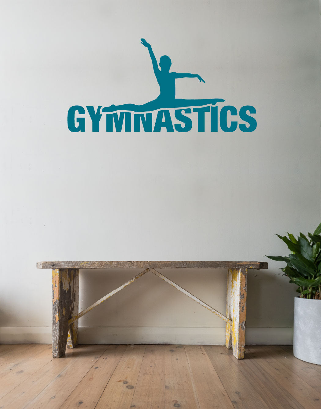 Gymnastics Vinyl Home Decor Wall Decal 