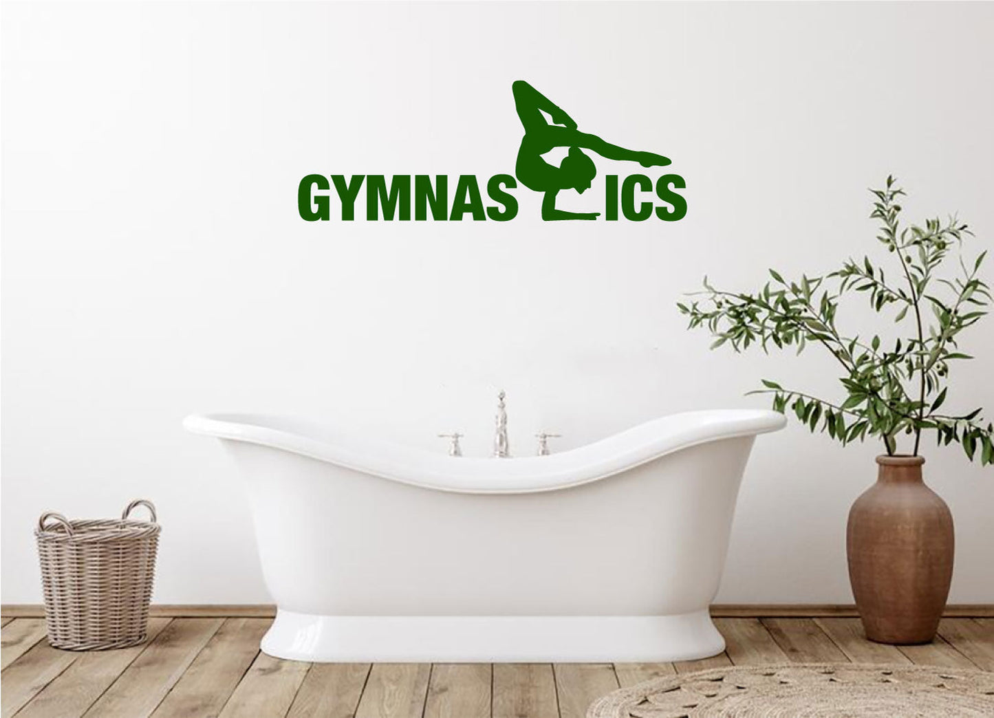 Gymnastics Gymnast Vinyl Home Decor Wall Decal 