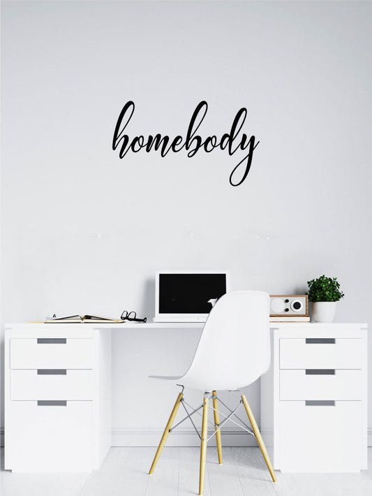 Homebody Vinyl Home Decor Wall Decal Words 