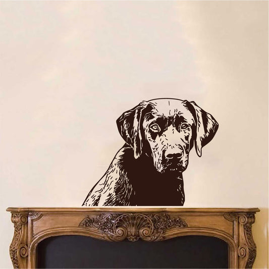 Labrador Retriever Lab Dog Vinyl Wall Decal