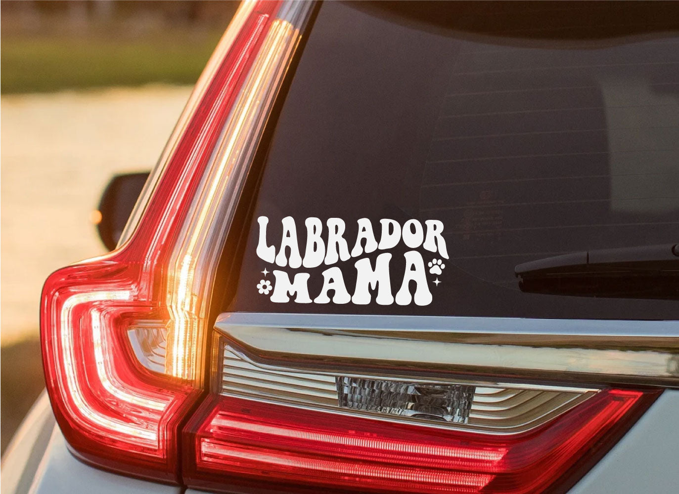 Labrador Lab Dog Mama Vinyl Wall Decal