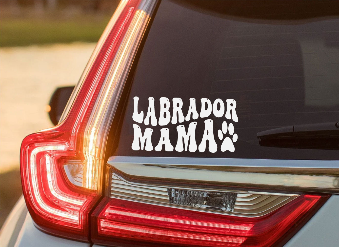 Labrador Lab Dog Mama Vinyl Wall Decal