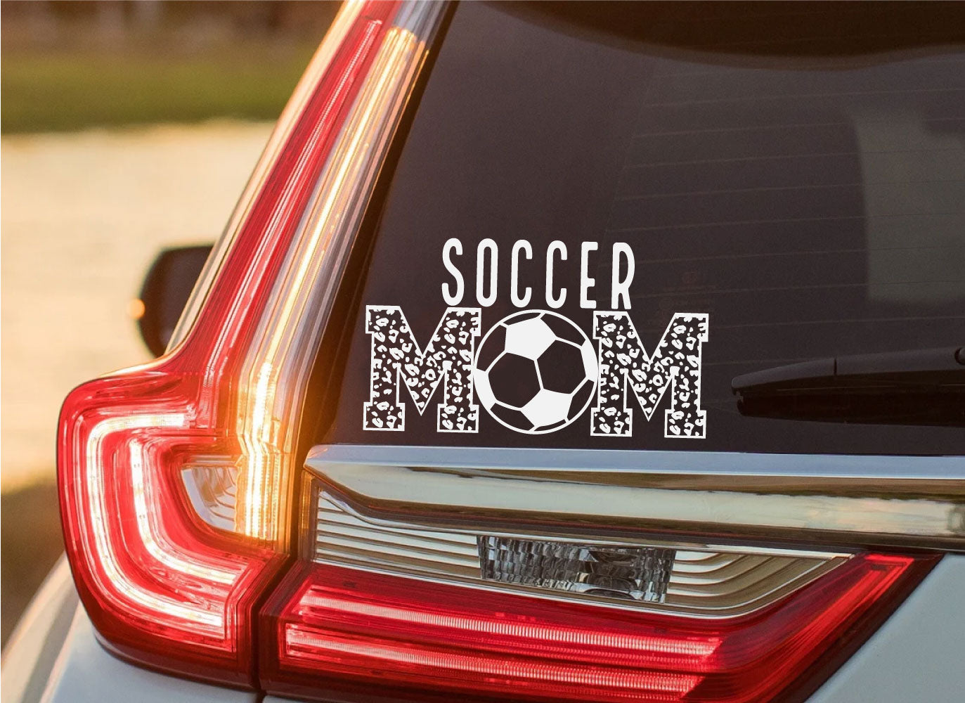 Soccer Mom Word Art Vinyl Decal