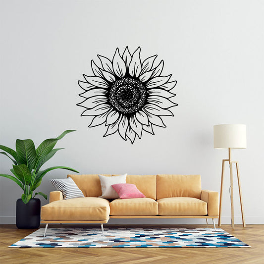 Sunflower Vinyl Wall Decal