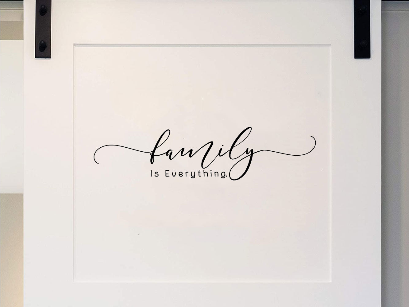 Family Is Everything Vinyl Home Decor Wall Decal Words 