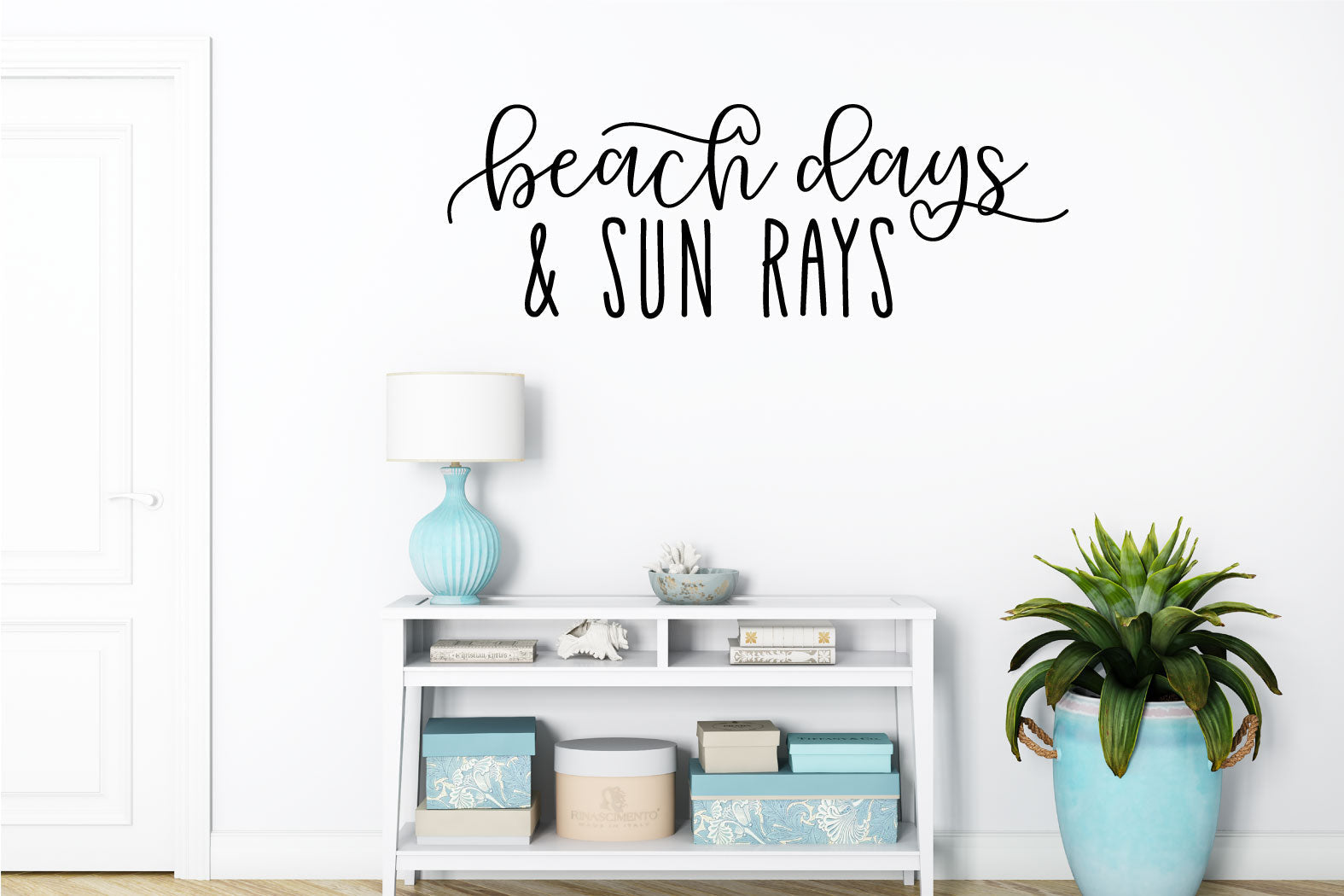 Beach Days and Sun Rays Vinyl Home Decor Wall Decal 