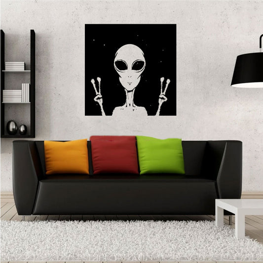 Alien Vinyl Wall Decal