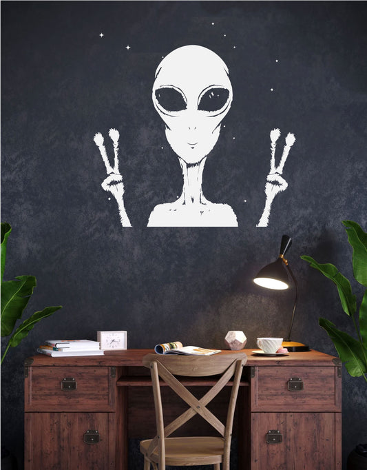 Alien Vinyl Wall Decal