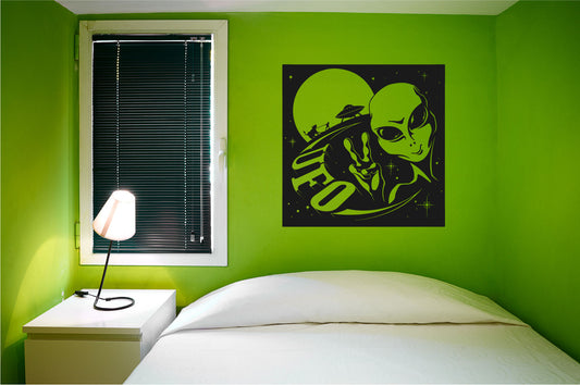 Alien Vinyl Wall Decal