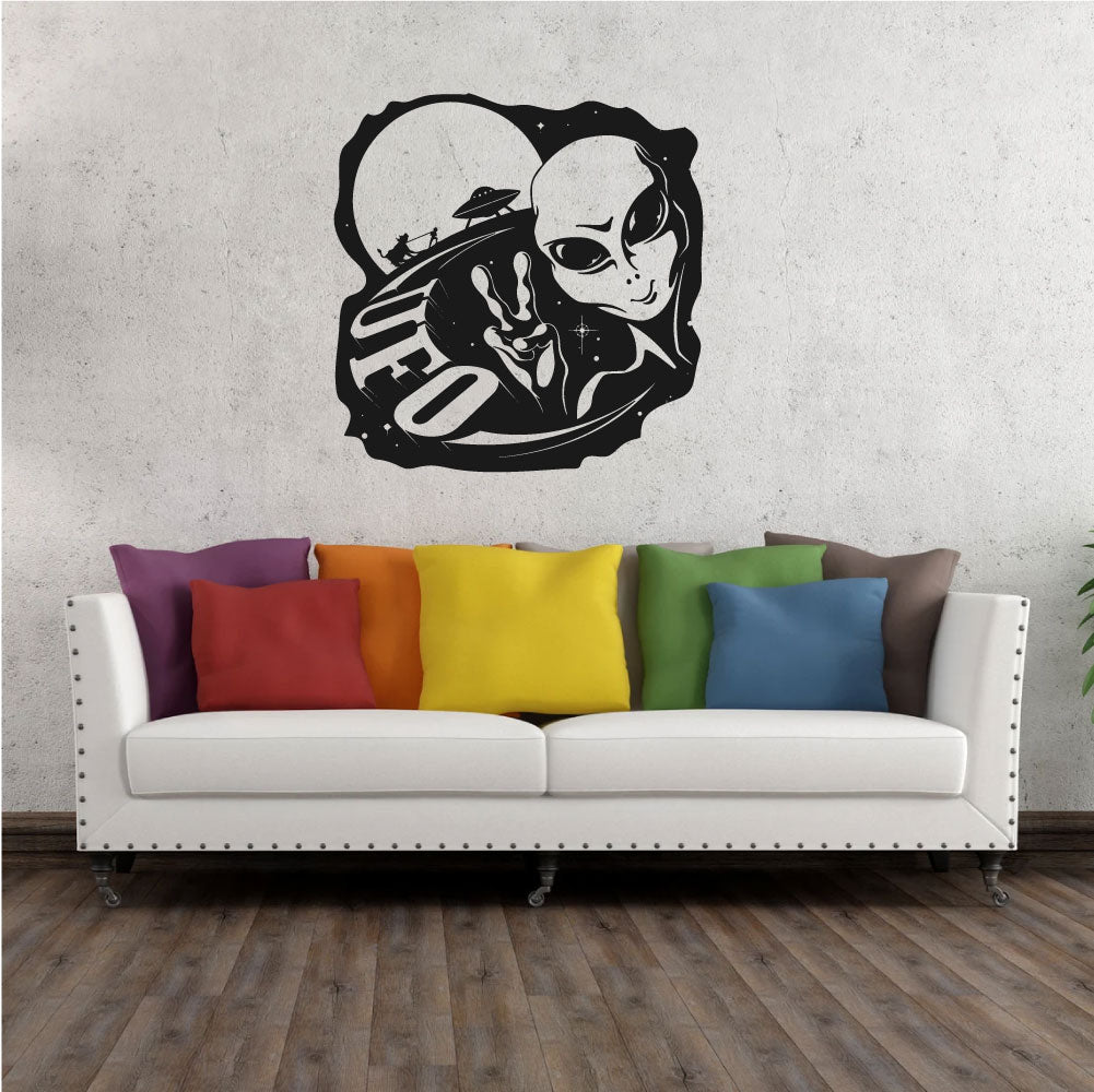 Alien Vinyl Wall Decal