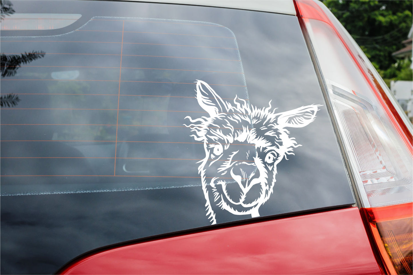 Alpaca Vinyl Wall Decal