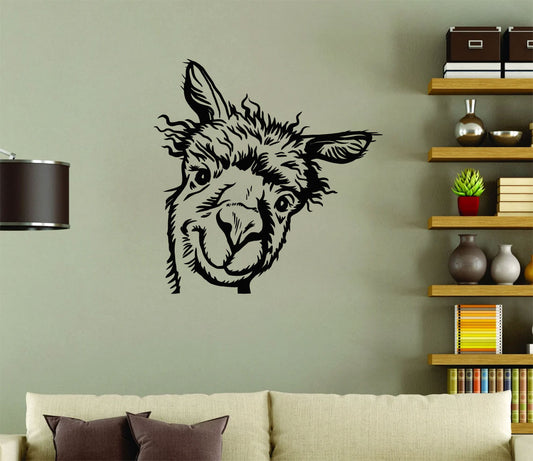 Alpaca Vinyl Wall Decal