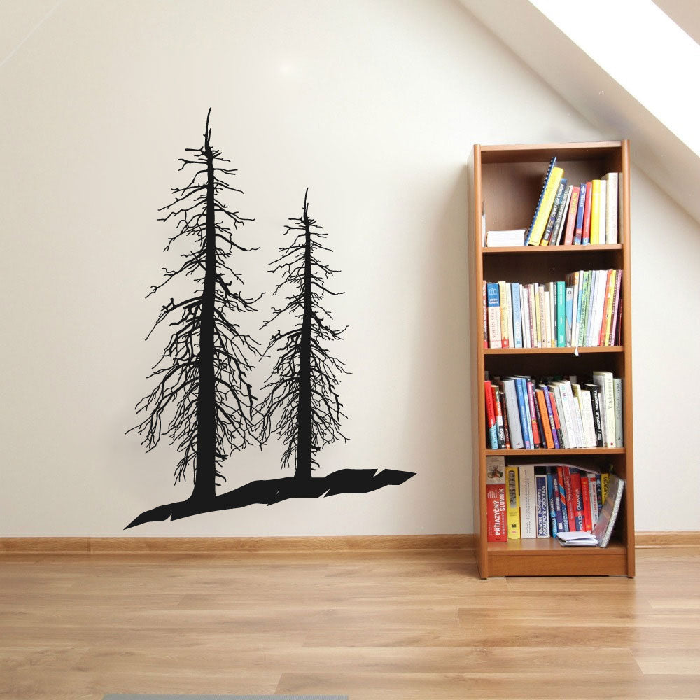 Bare Winter Trees Home Decor Wall Decal 