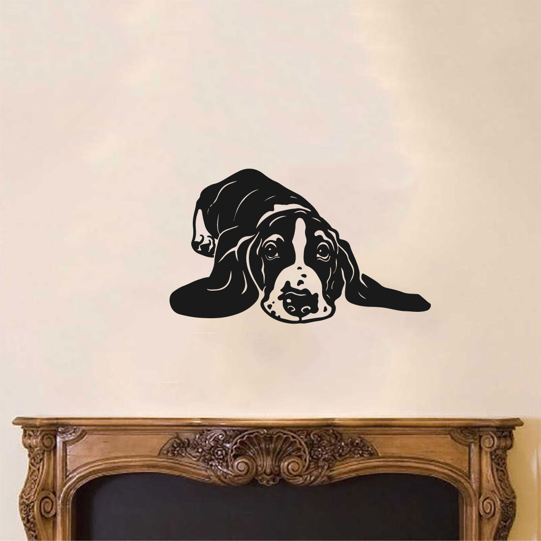 Basset Hound Dog Vinyl Wall Decal