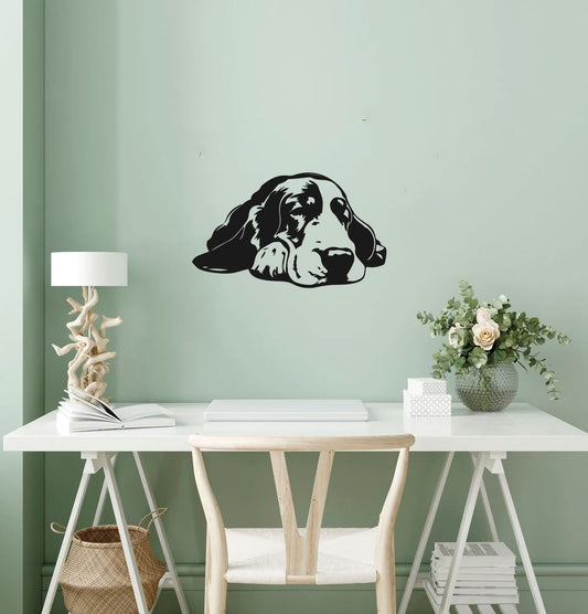 Basset Hound Dog Vinyl Wall Decal