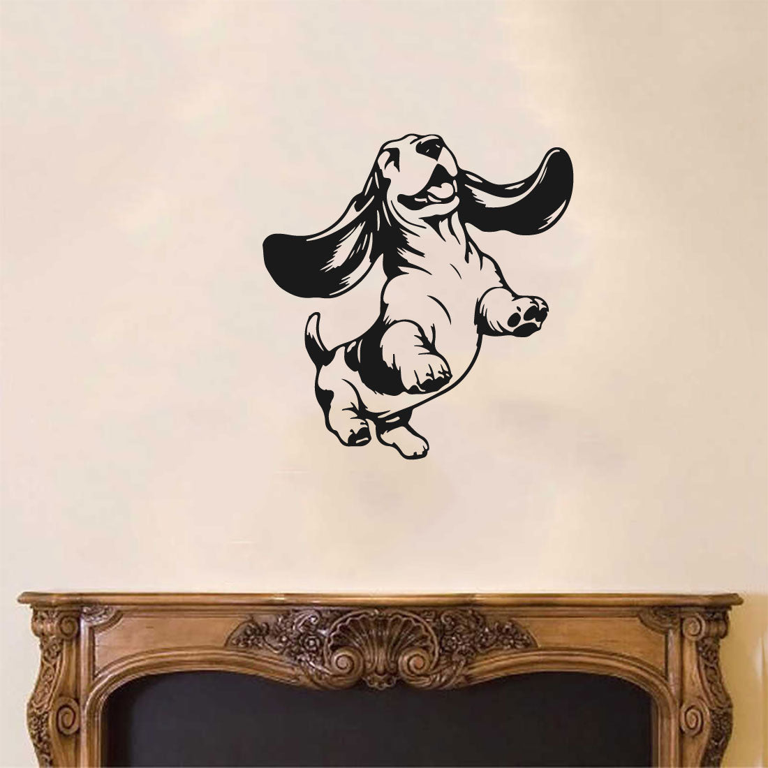 Basset Hound Dog Vinyl Wall Decal