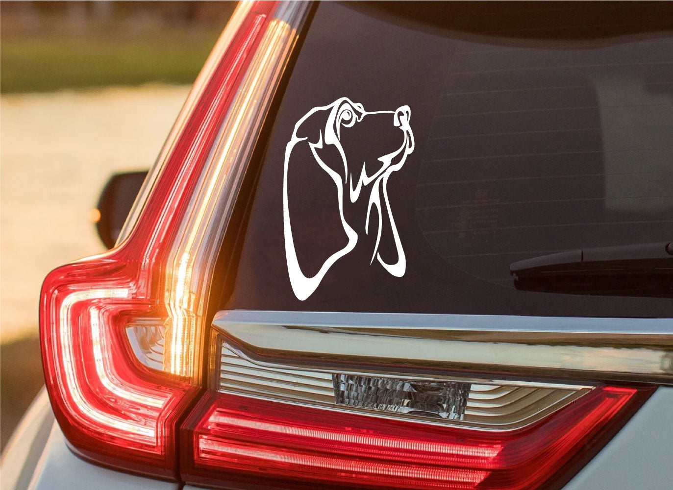 Basset Hound Dog Vinyl Wall Decal