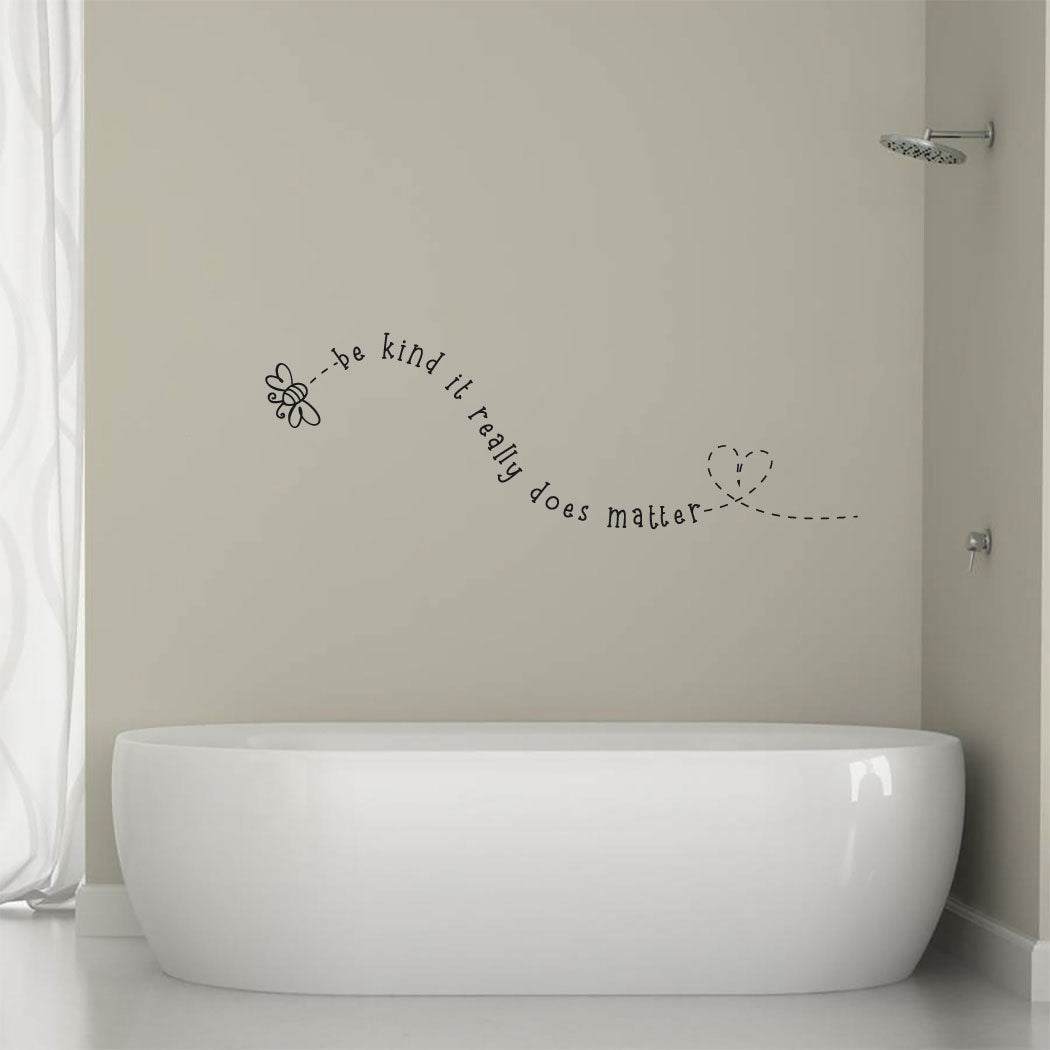 Be Kind It Really Does Matter Vinyl Home Decor Wall Decal Words 