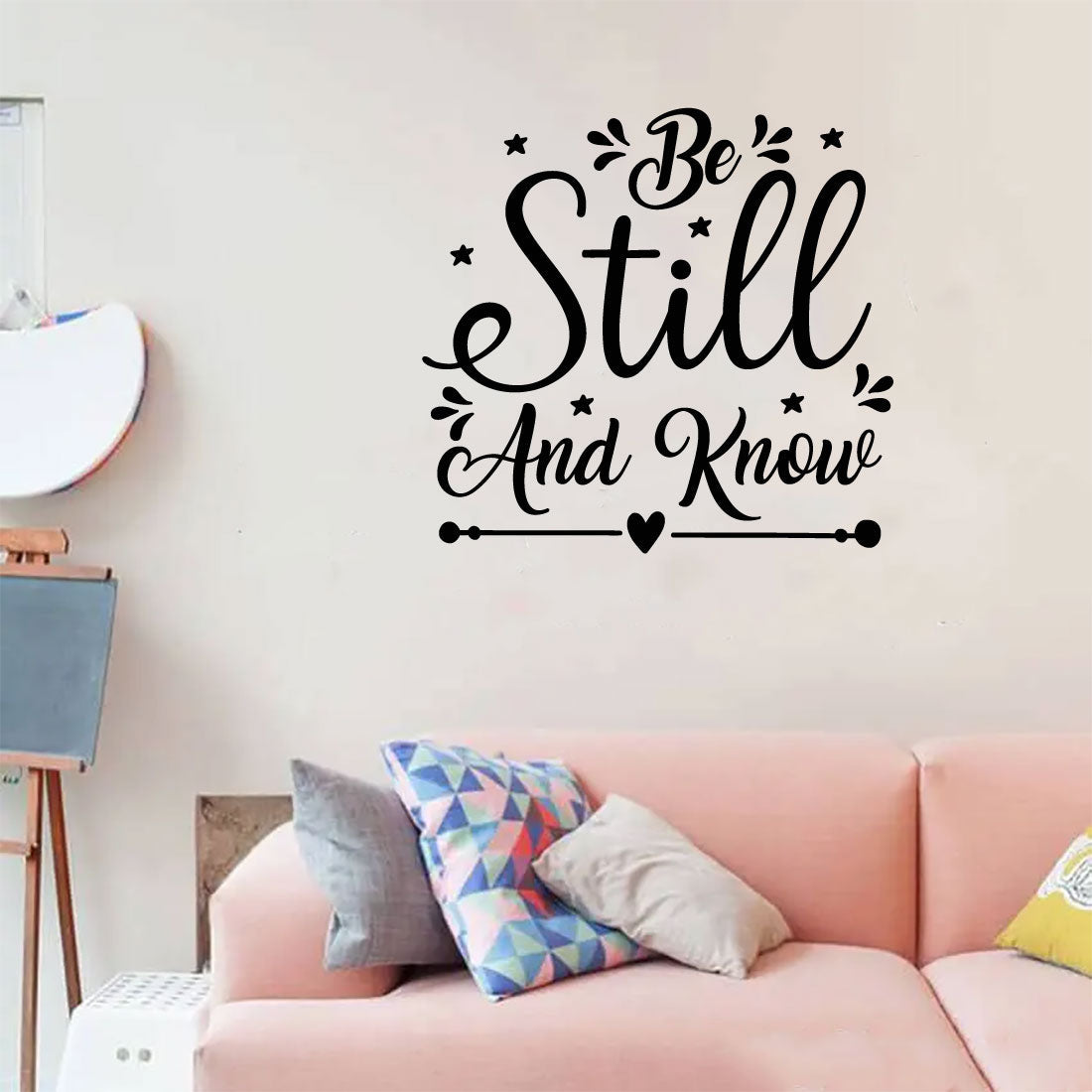 Be Still And Know Faith Vinyl Home Decor Wall Decal 