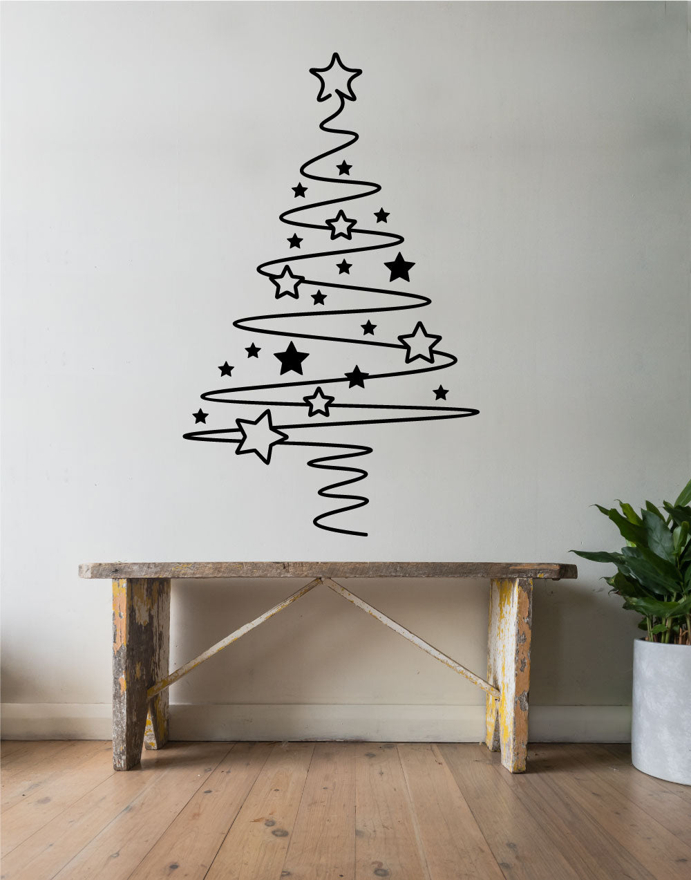 Christmas Tree Vinyl Home decor Wall Decal