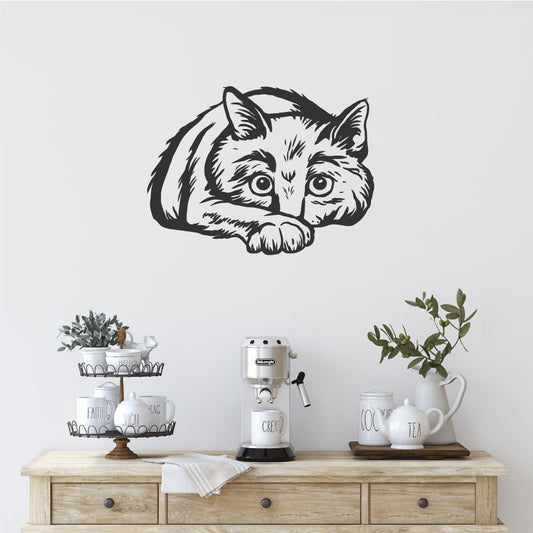 Cat Vinyl Wall Decal