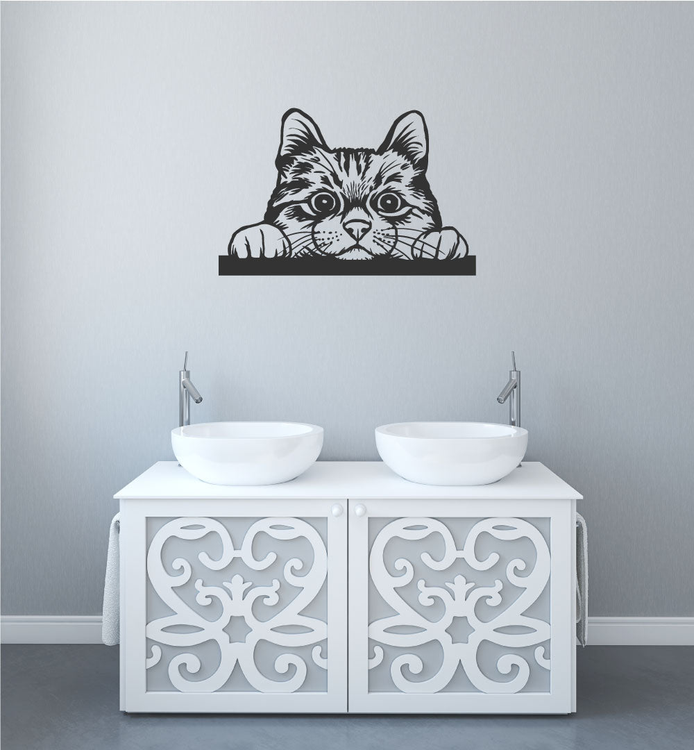 Cat Vinyl Wall Decal