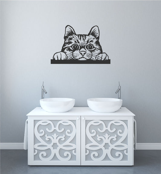 Cat Vinyl Wall Decal