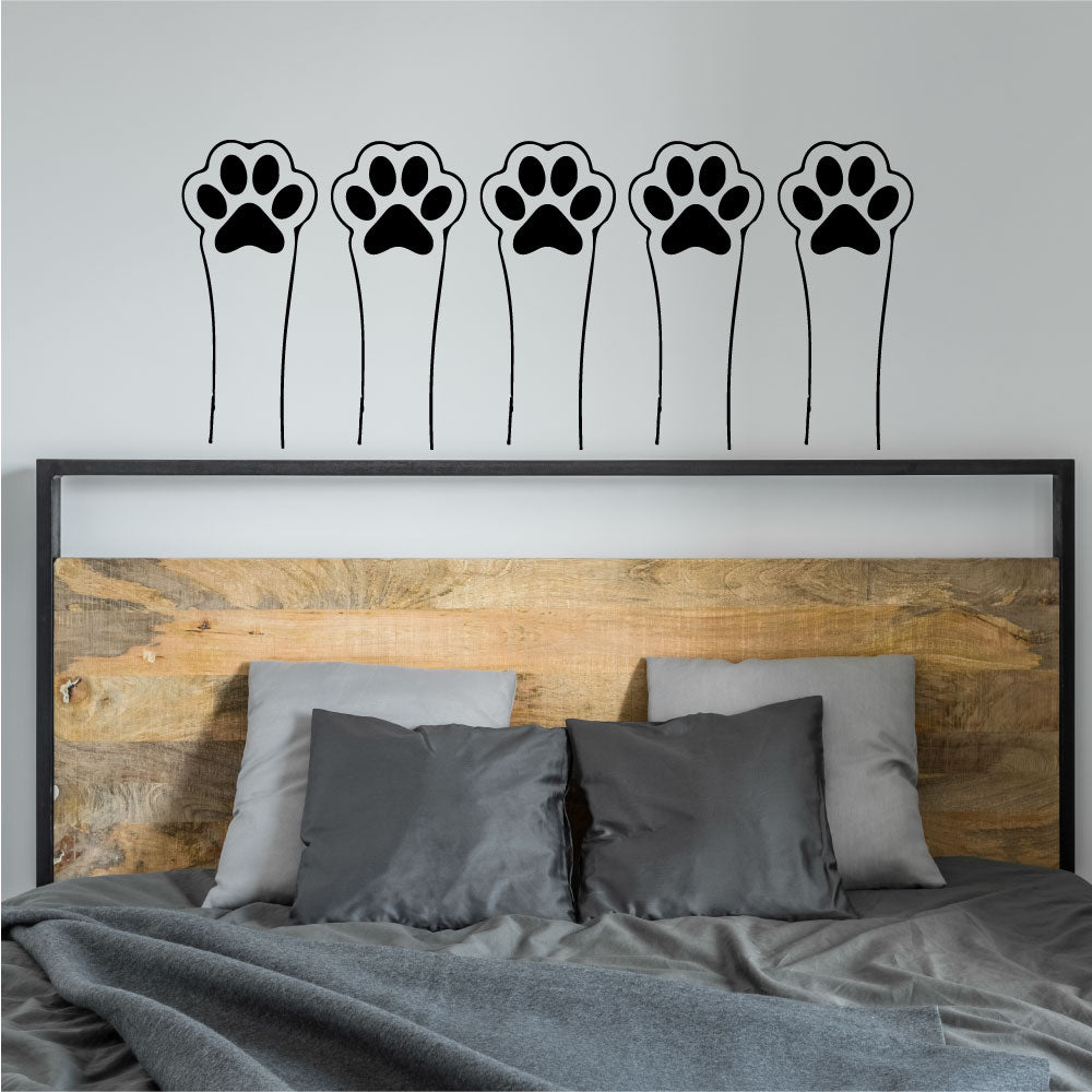 Cat Paws Vinyl Wall Decal