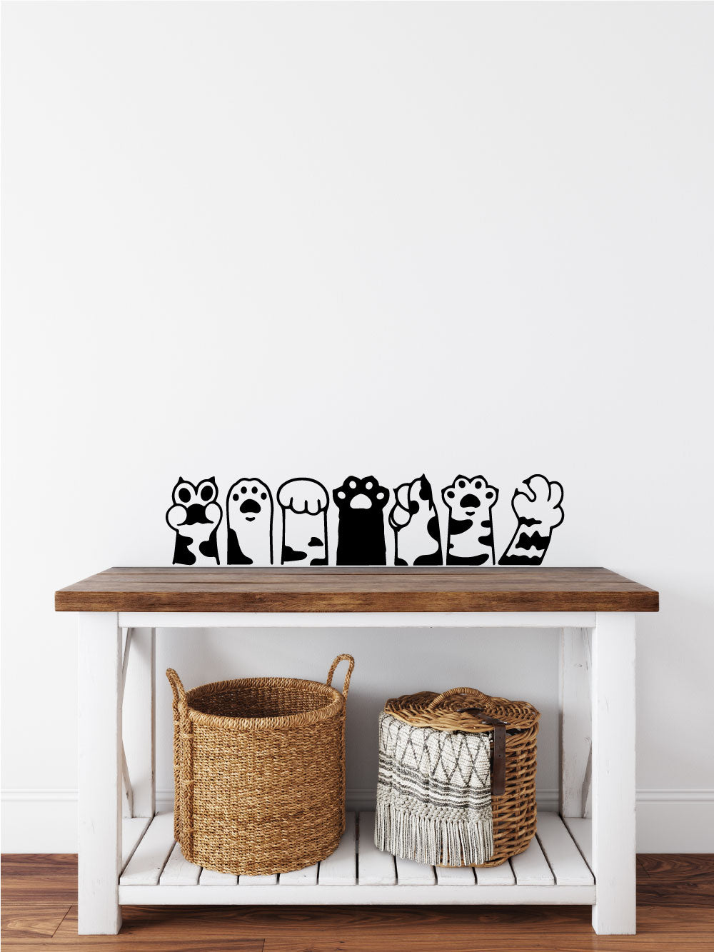 Cat Paws Vinyl Wall Decal