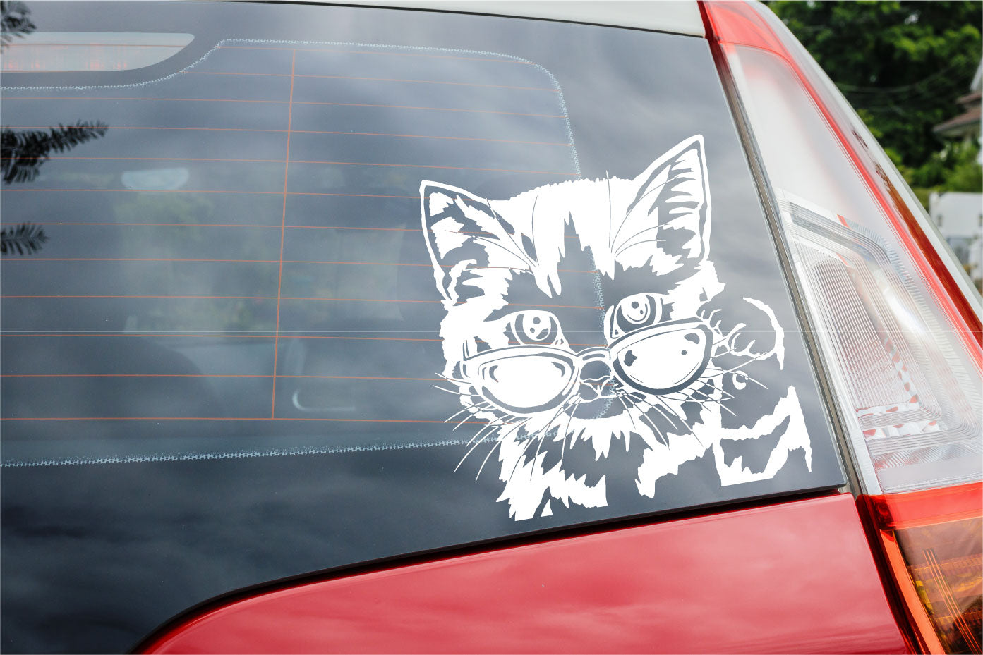 Cat Sunglasses Vinyl Wall Decal