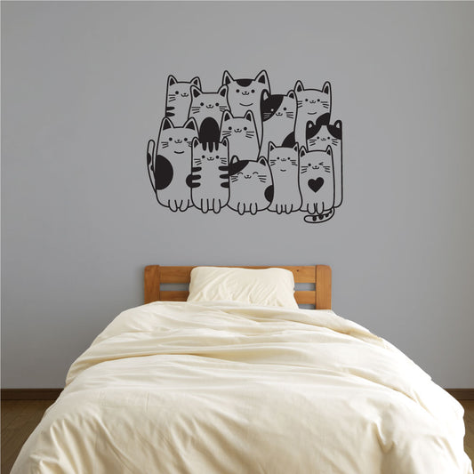 Cats Vinyl Wall Decal