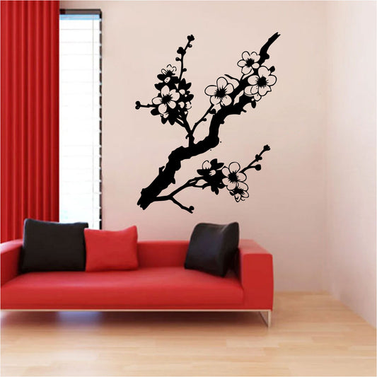 Cherry Blossom Branch Vinyl Wall Decal