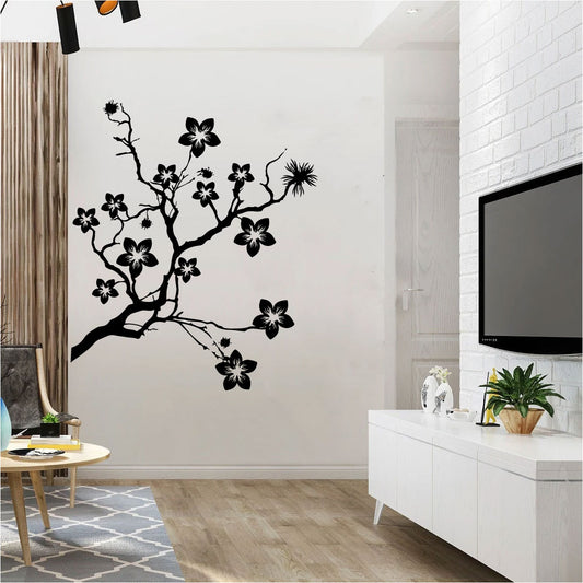 Cherry Blossom Branch Vinyl Wall Decal