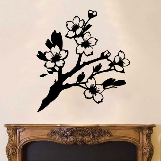 Cherry Blossom Branch Vinyl Wall Decal