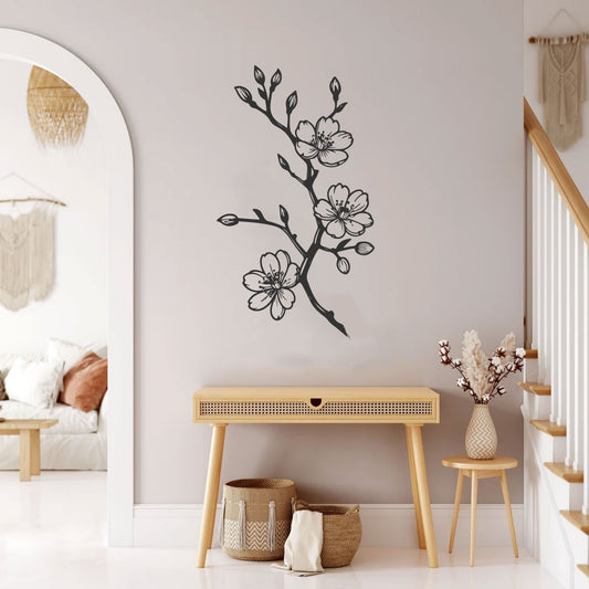 Cherry Blossom Branch Vinyl Wall Decal