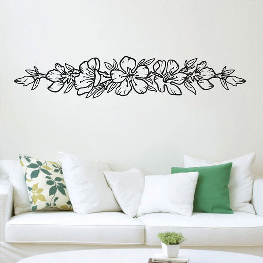 Cherry Blossom Border Vinyl Wall Decal