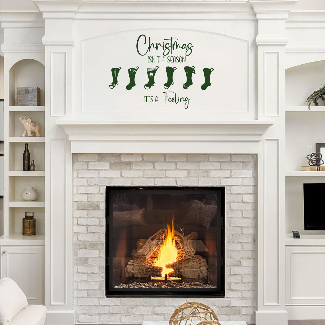 Christmas Isn't a Season It's a Feeling Vinyl Wall Decal