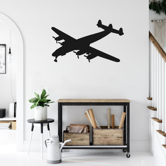 Constellation Connie Airplane Silhouette Vinyl Wall Decal