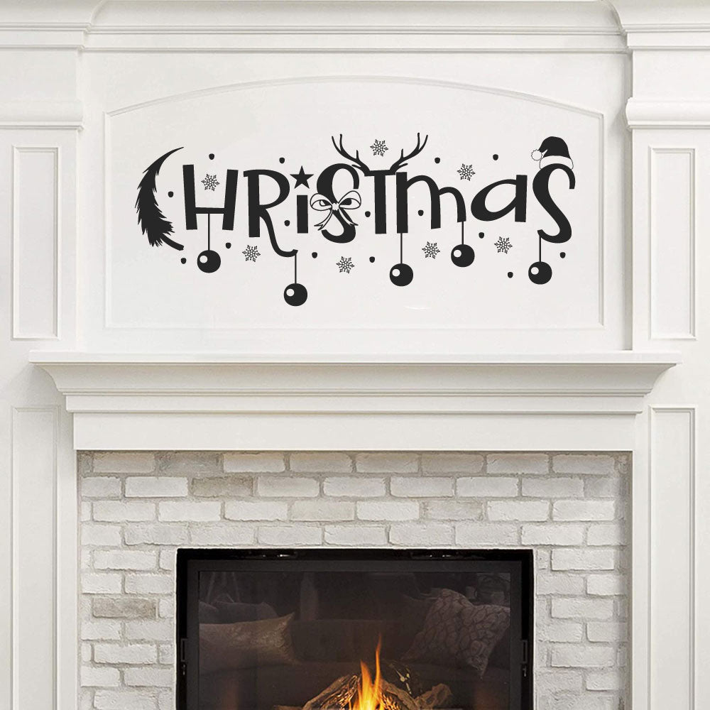 Christmas Vinyl Home Decor Wall Decal 