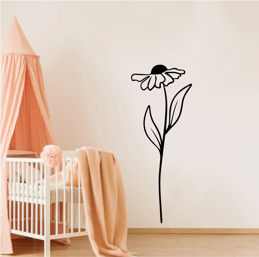 Daisy Wildflower Vinyl Wall Decal